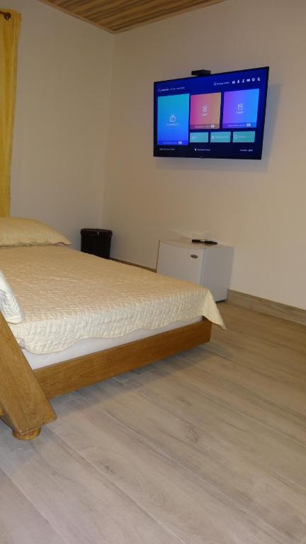 TV a/nebo společenská místnost v ubytování Aparta Suite Villa Roko