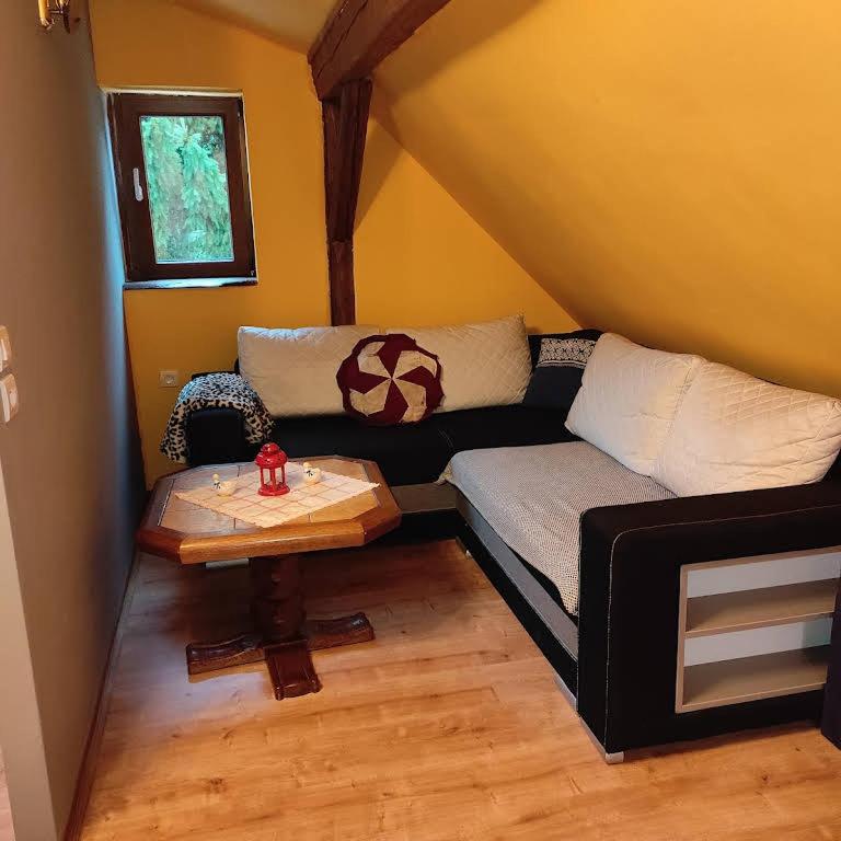 Posezení v ubytování Apartmán Šumava u Rybáků