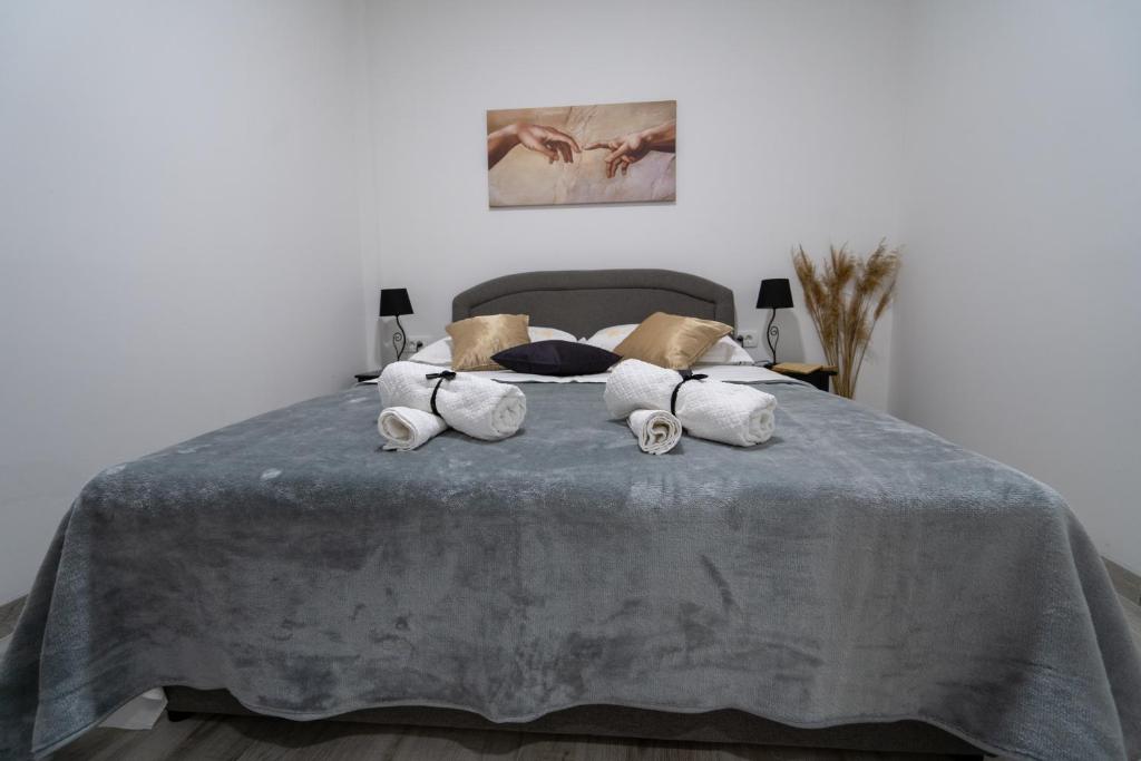 Katil atau katil-katil dalam bilik di Apartman TONKOVIĆ