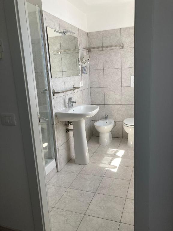 Koupelna v ubytování Hotel Nova Domus Aurelia