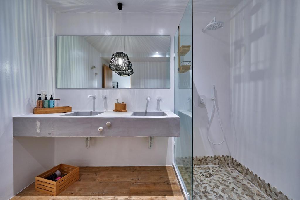 Kúpeľňa v ubytovaní Casa Mardiva Mare