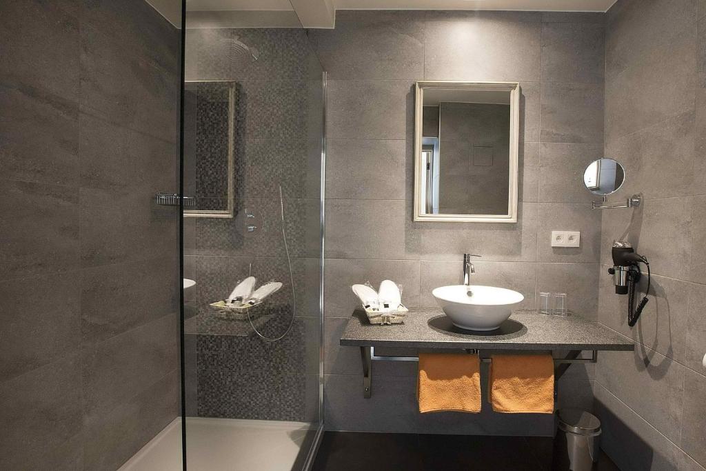 Koupelna v ubytování B&B 't Meesterhof