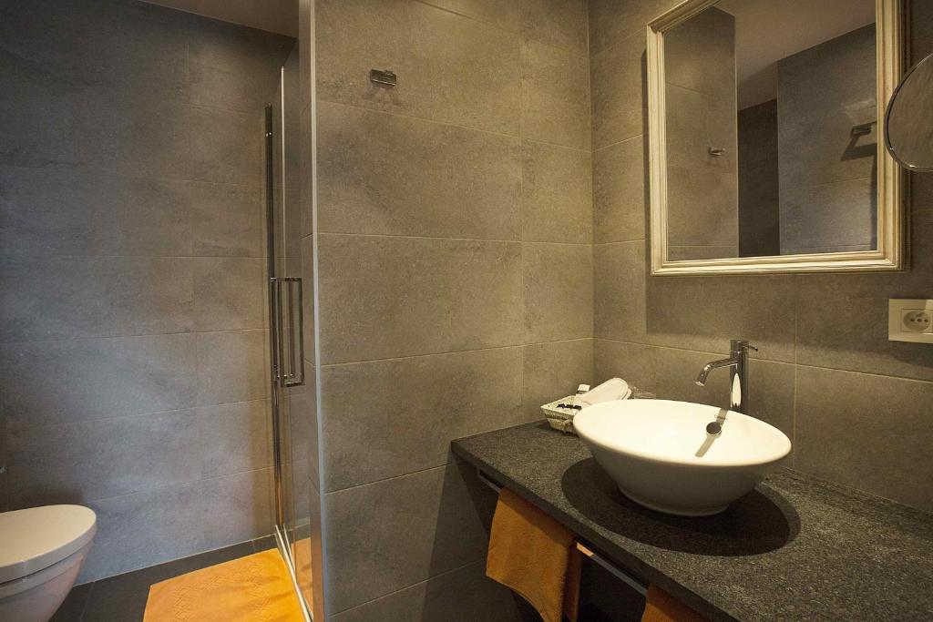 Koupelna v ubytování B&B 't Meesterhof