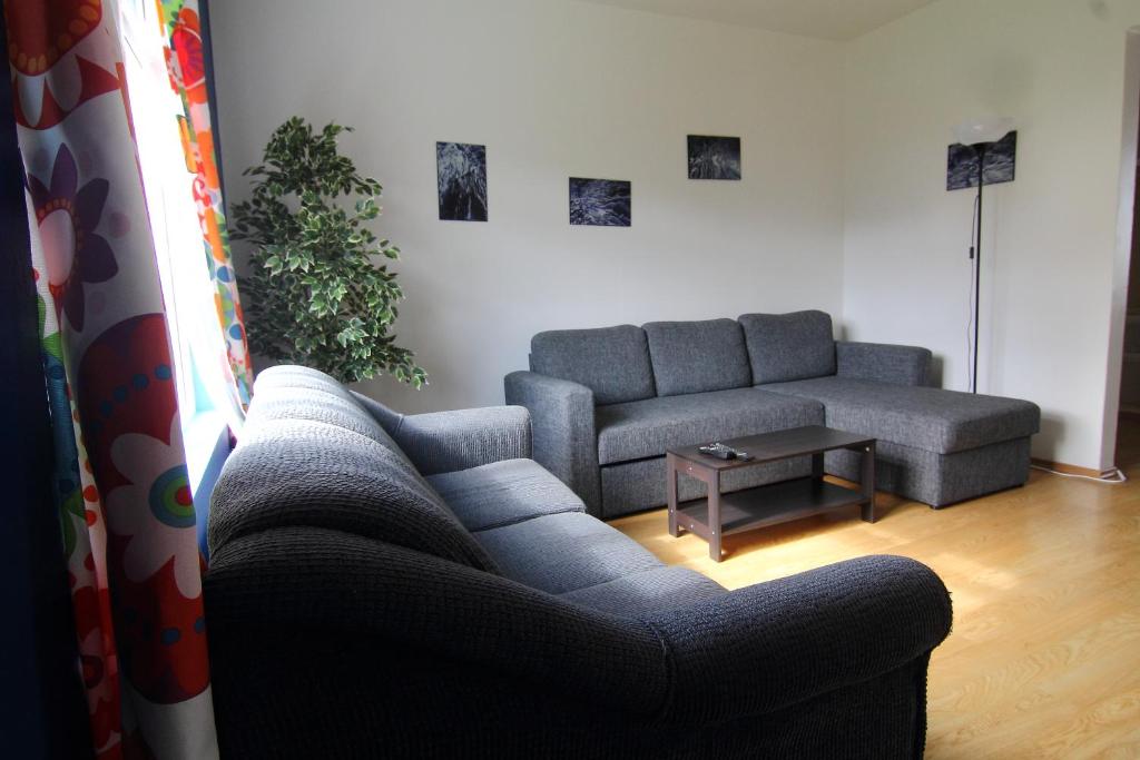Area soggiorno di Grundarfjördur Hostel