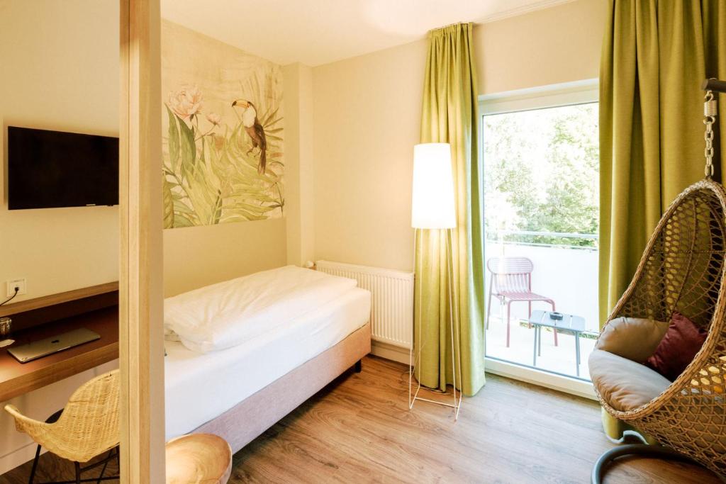 Hotel am Zoo - Habitación Individual Con Balcón