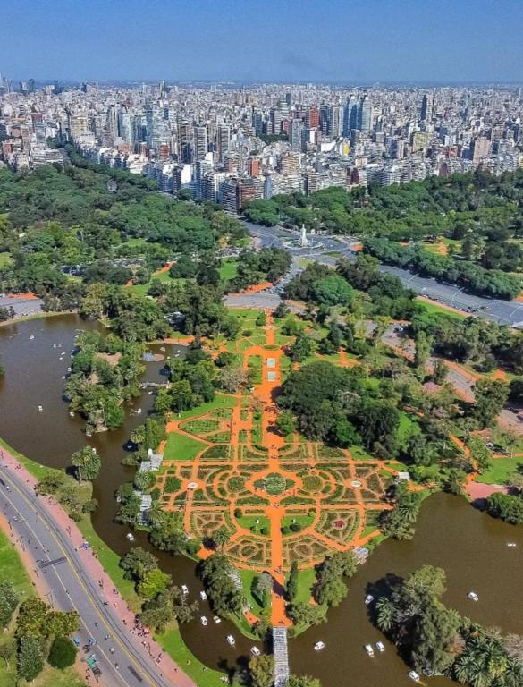 Palermo Oro y Av Santa Fe, con Balcon a 300m Embajada de EEUU a 10 min de Aeroparque - Apartamento De Estudio