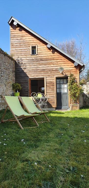 Zahrada ubytování Honfleur à deux