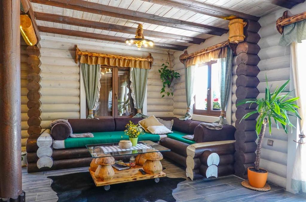 Posezení v ubytování Luksuzna kuća za odmor RINA