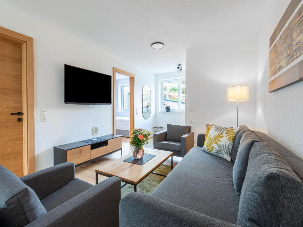 Posezení v ubytování Apartment Alpenherz
