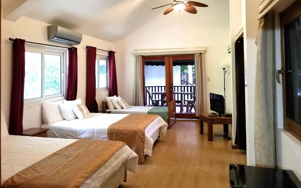 Postel nebo postele na pokoji v ubytování Casa Guardia Panama