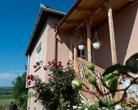 Balkón nebo terasa v ubytování Hortenzia Vendégház Mór