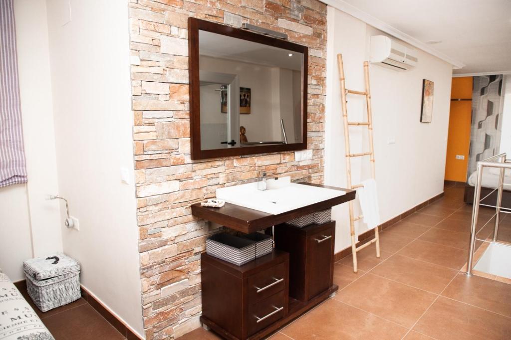 Kúpeľňa v ubytovaní DUPLEX LOFT en la PLAYA