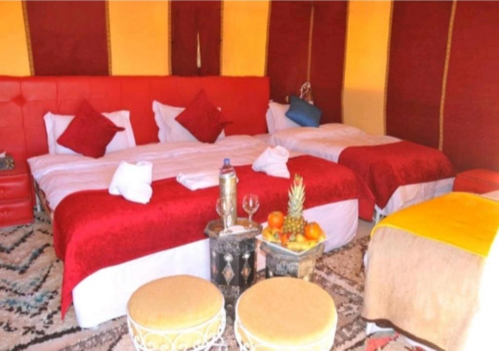 Postel nebo postele na pokoji v ubytování Berber Camp