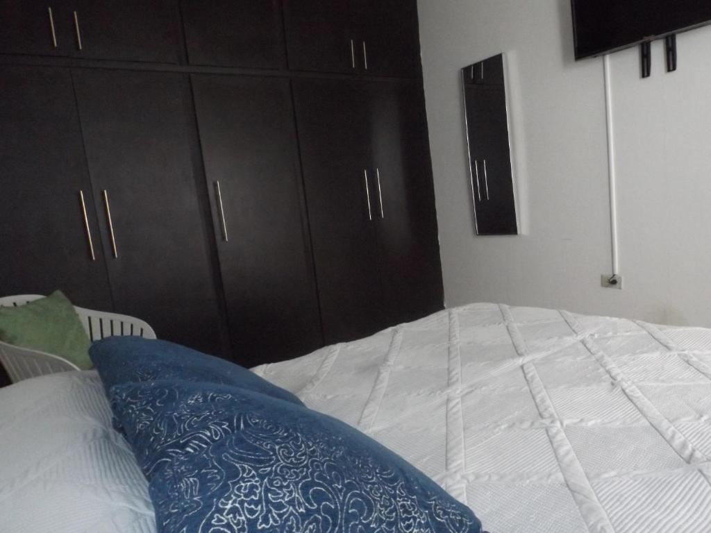 Postel nebo postele na pokoji v ubytování Departamento privado zona de la UACH