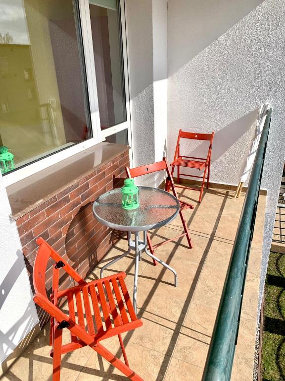 Balkon lub taras w obiekcie Willa Morski Kwiat
