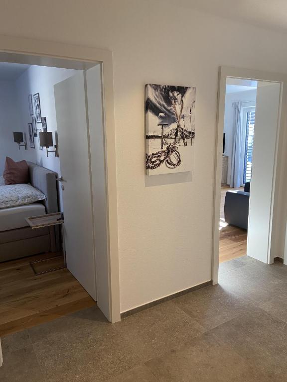 Postel nebo postele na pokoji v ubytování Seereith Apartments
