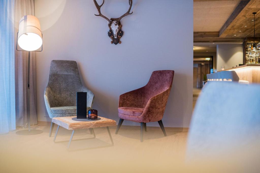 Posezení v ubytování Hotel Laurin