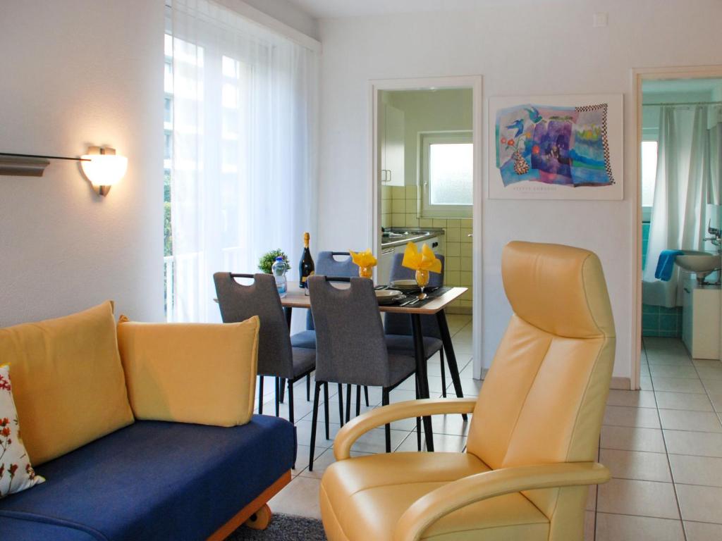 Χώρος καθιστικού στο Apartment Residenza Lido Apparment 11 by Interhome