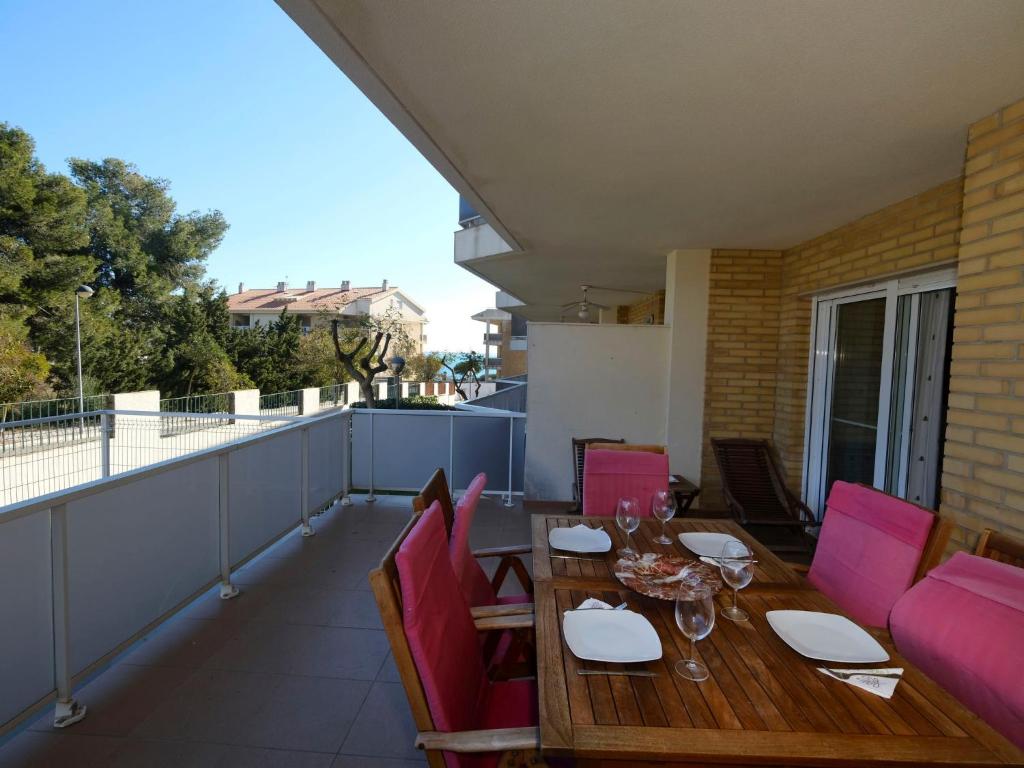 Balkón alebo terasa v ubytovaní Apartment Residencial Mar I by Interhome