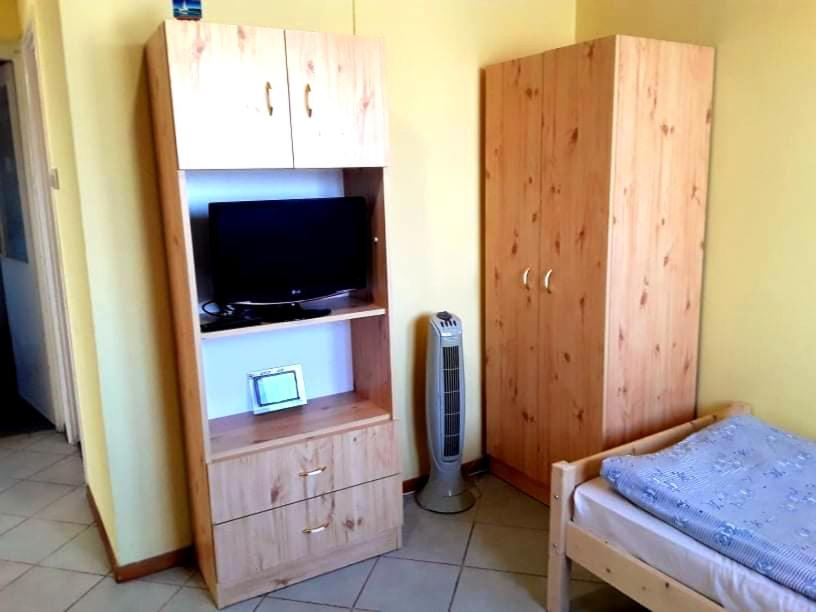 Kuchyň nebo kuchyňský kout v ubytování Széplak apartman