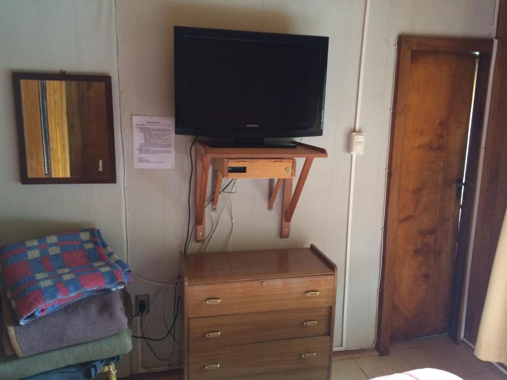 TV o dispositivi per l'intrattenimento presso Cabañas Los Castaños