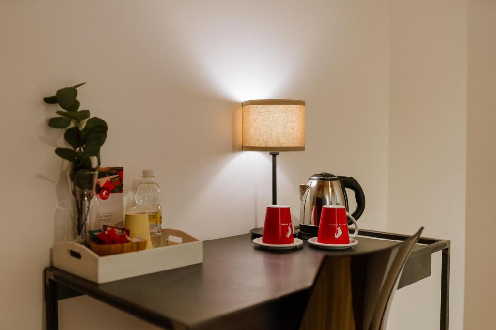 Příslušenství pro přípravu čaje a kávy v ubytování Dadi Home