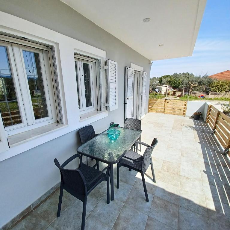 Balkón nebo terasa v ubytování Eleonas Apartment 1, Lygia