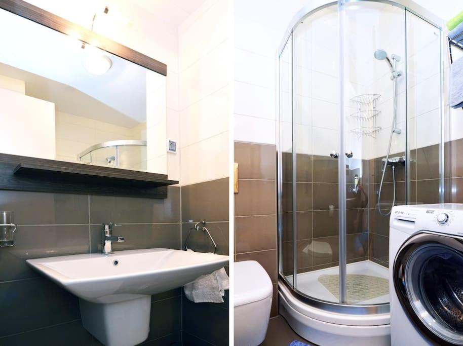 Kúpeľňa v ubytovaní Apartment Trnje