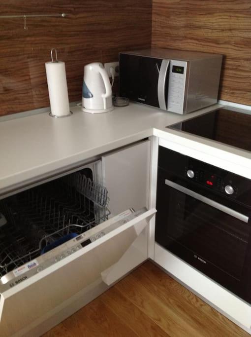 Kuchyňa alebo kuchynka v ubytovaní Apartment Trnje
