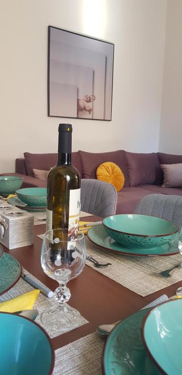 Nápoje v ubytovaní Dinos apartment στην παλιά πόλη Κέρκυρα Corfu