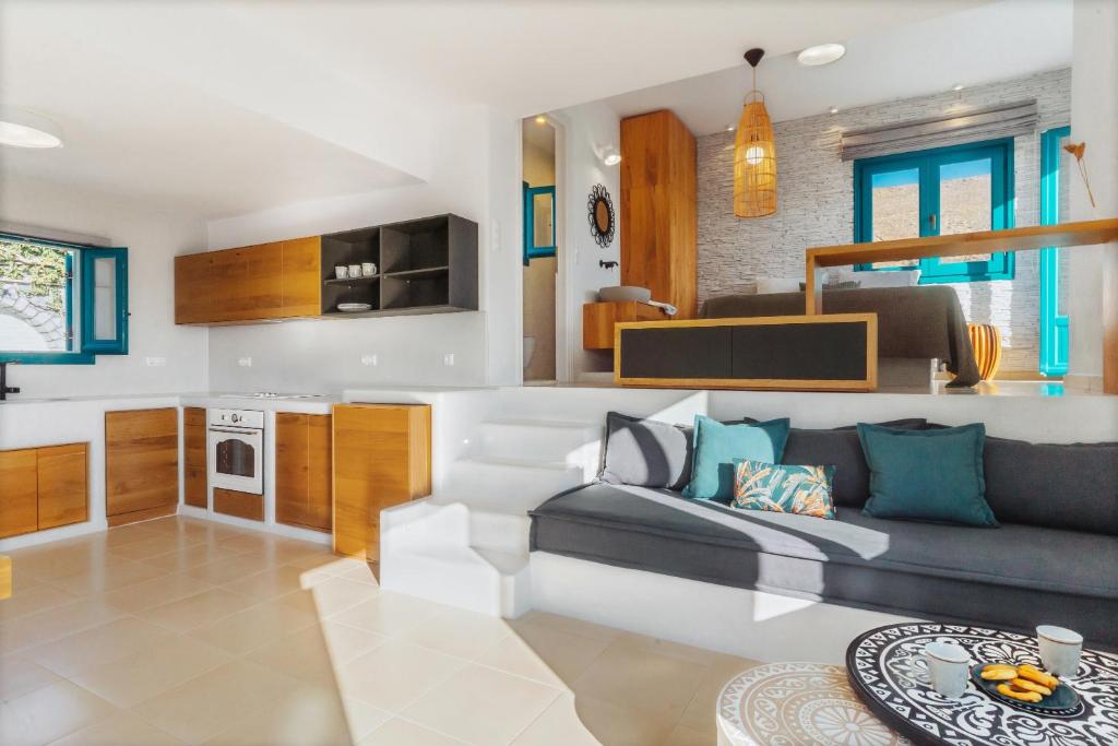 Posezení v ubytování Kallidora Home