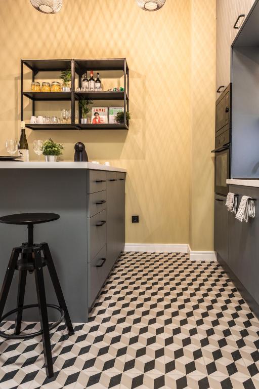 Kuchyňa alebo kuchynka v ubytovaní M15 Apartment