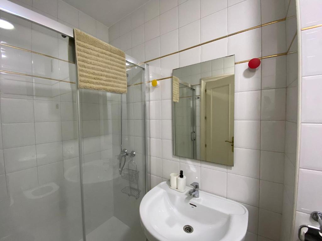 A bathroom at Premium Center Alameda