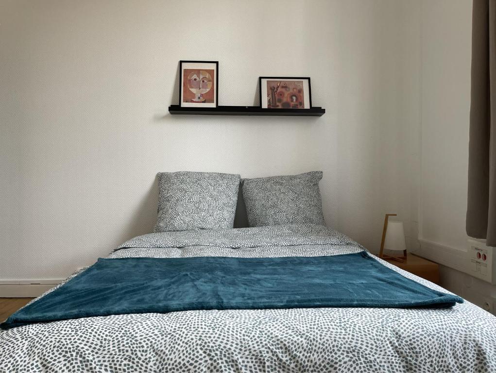 Chambres privées -Private room- dans un spacieux appartement - 100m2 centre proche gare - Double Room