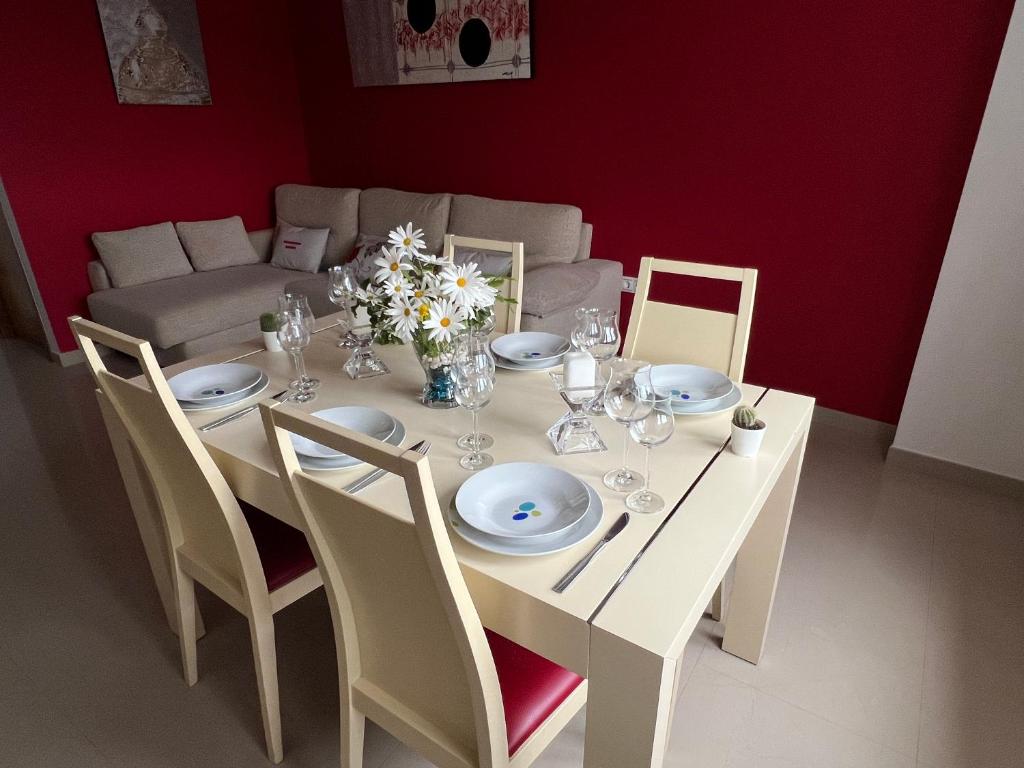 Posezení v ubytování Apartamentos María de Lucía - Piso B