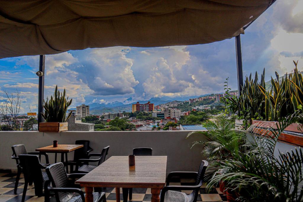 Balkón nebo terasa v ubytování Havana Hostel Cali & Dance School