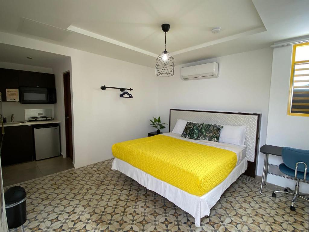 Postel nebo postele na pokoji v ubytování Hotel Nest