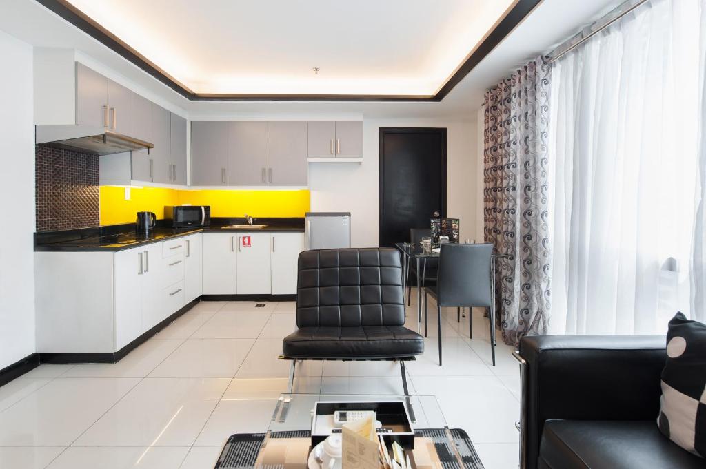 Posezení v ubytování Y2 Residence Hotel Managed by HII
