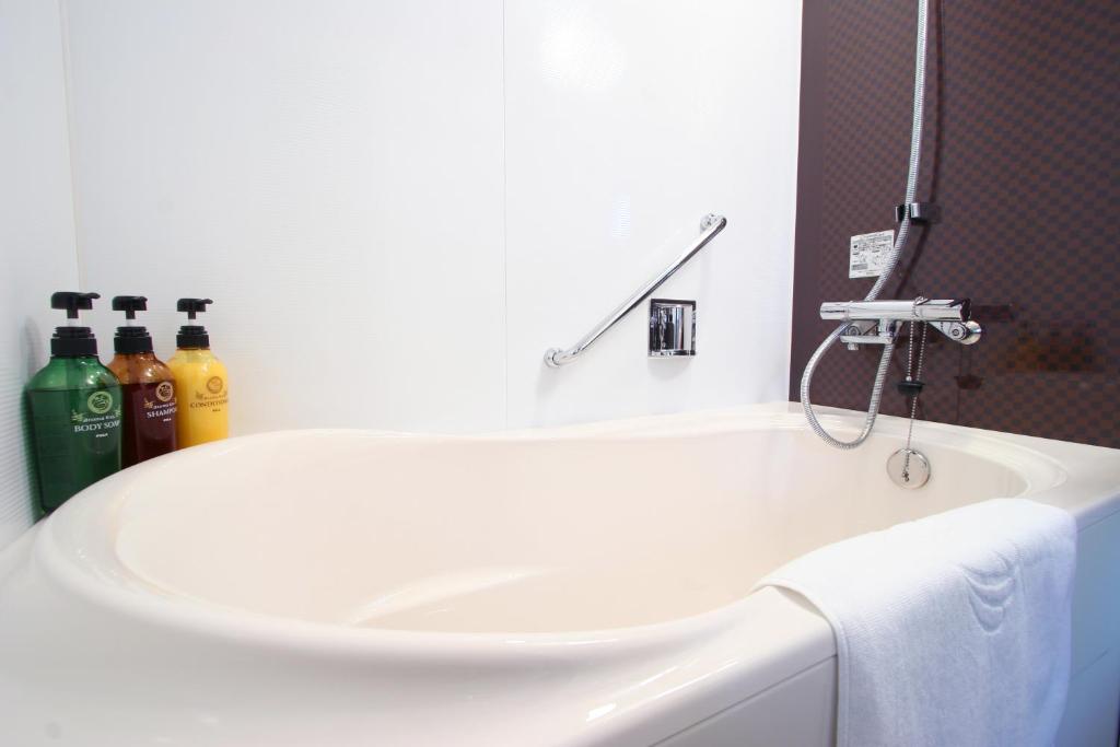 Koupelna v ubytování Hotel Coco Grand Kitasenju
