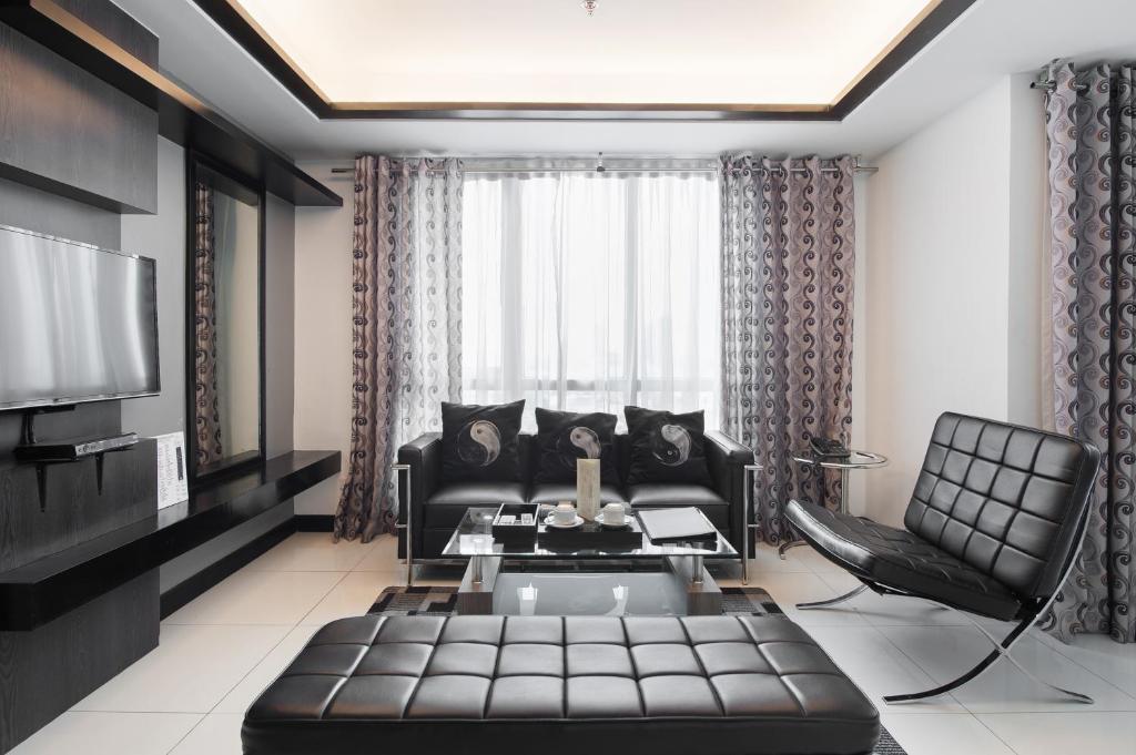 Posezení v ubytování Y2 Residence Hotel Managed by HII