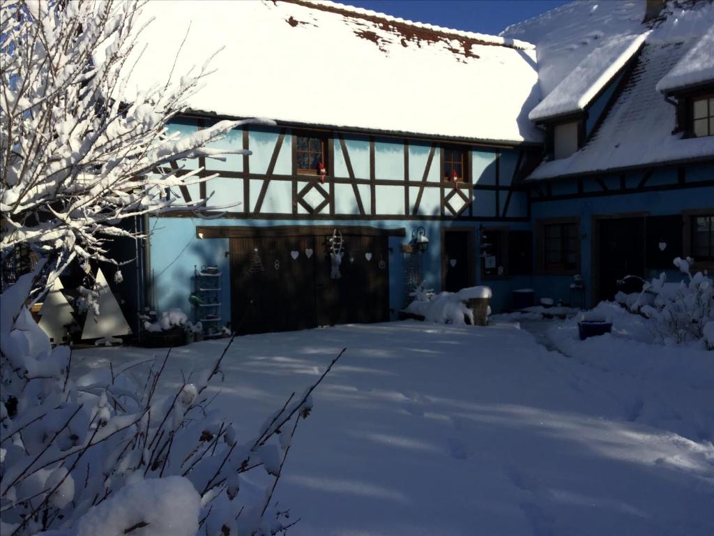 L'atelier du gîte bleu v zimě