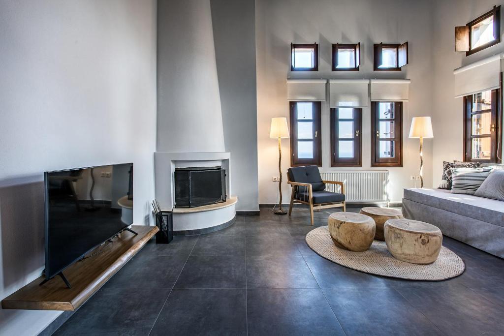 TV a/nebo společenská místnost v ubytování Tilia Resort