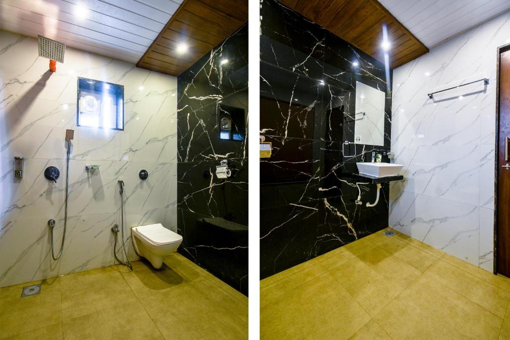 Koupelna v ubytování Treebo Prince Palace