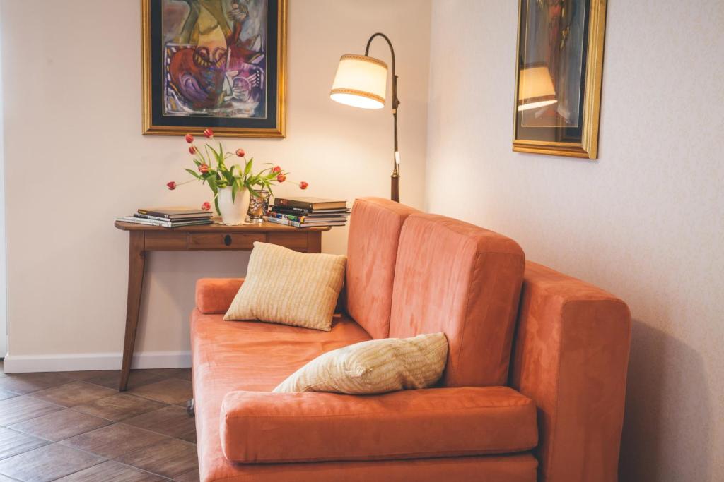 Posezení v ubytování Apartmaji Aucin - Brda