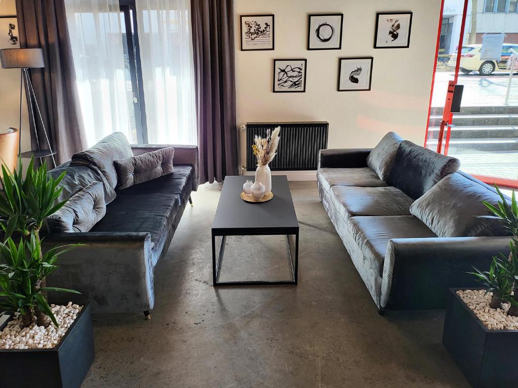 Posezení v ubytování DORMERO Hotel Aschaffenburg