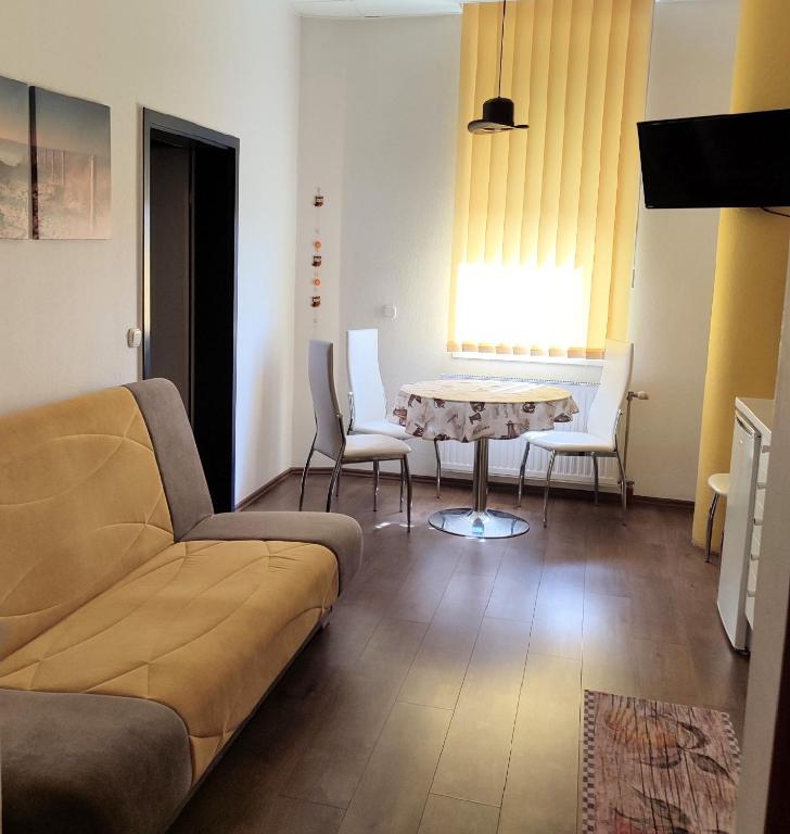 Posezení v ubytování Aqua Apartmanok