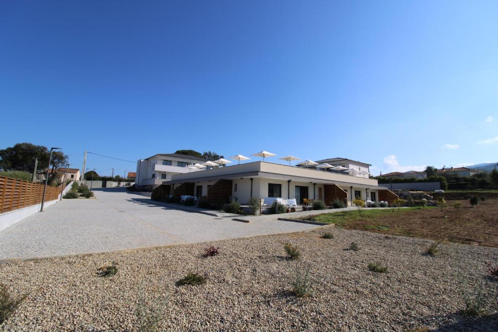 Budova, kde se aparthotel nachází