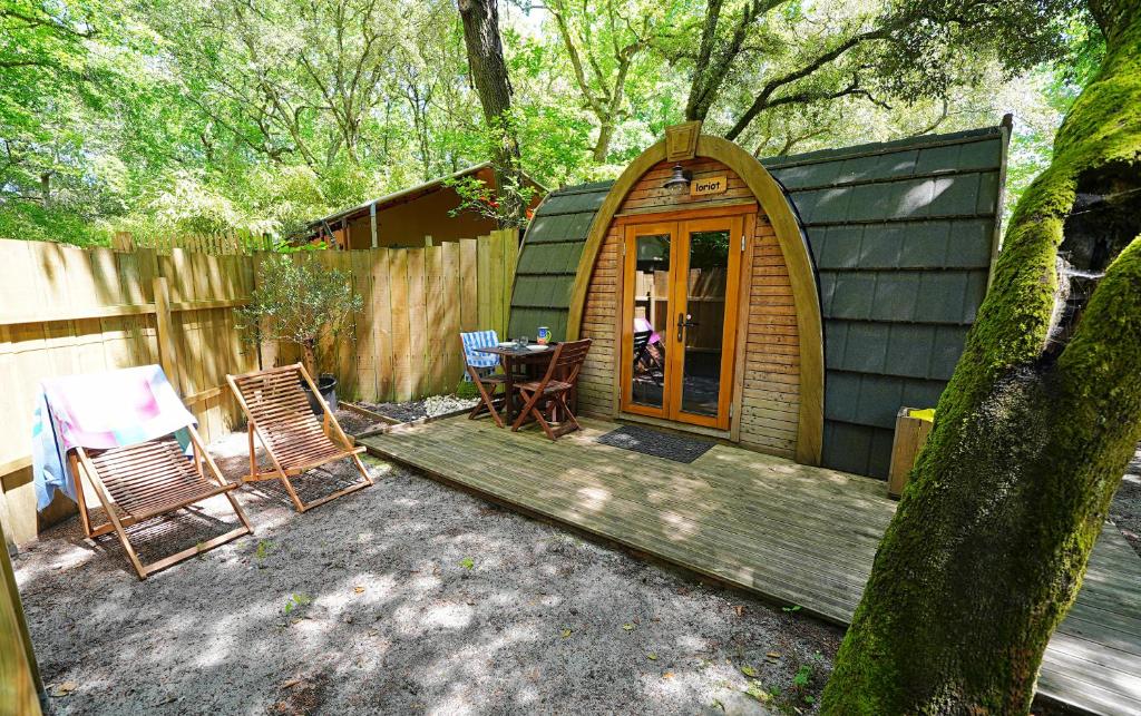 Zahrada ubytování Lodging Le Lac