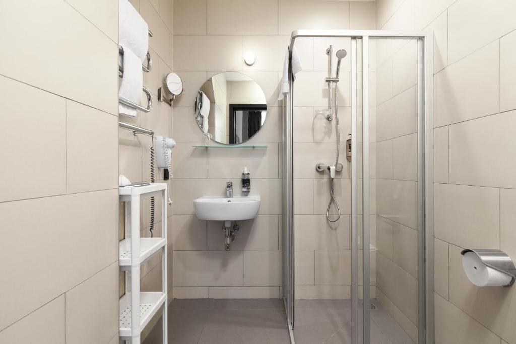 Łazienka w obiekcie Loop Hotel Vilnius
