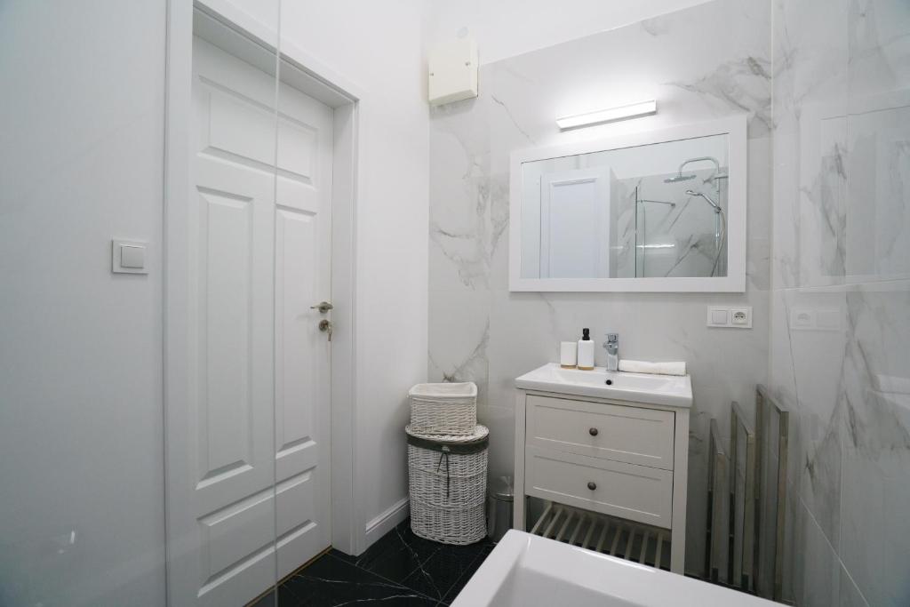 Kúpeľňa v ubytovaní Prestige Apartment Rynek Kielce